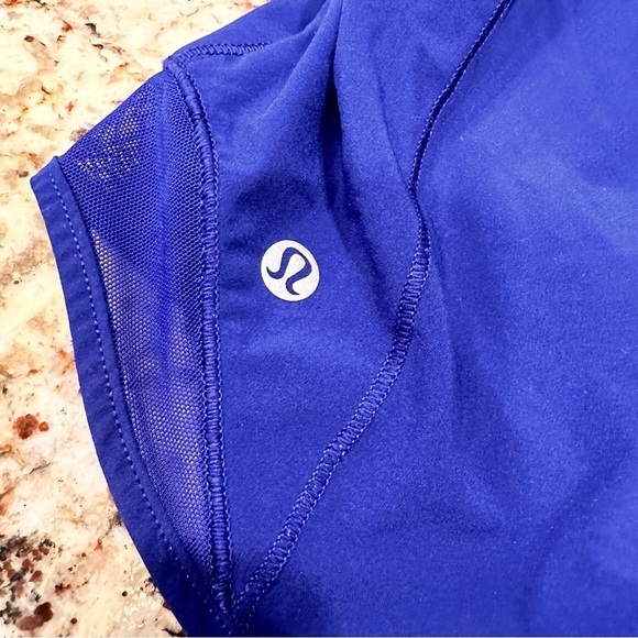 Lululemon hottie hots size 4 4” Royal blue Under Armor shorts size XS lots of 3 - Picture 2 of 11